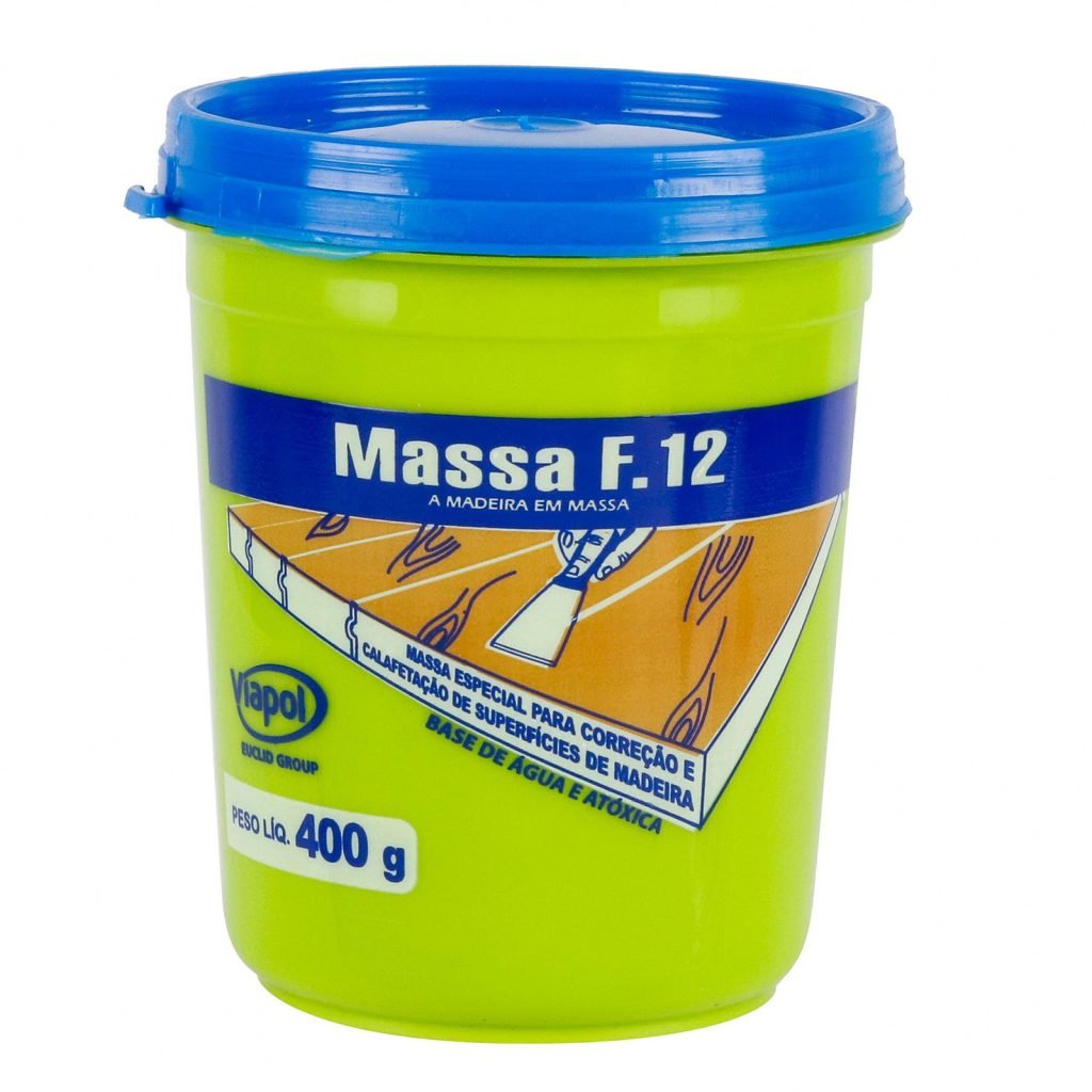Massa Madeira F12 400g Marfim Viapol