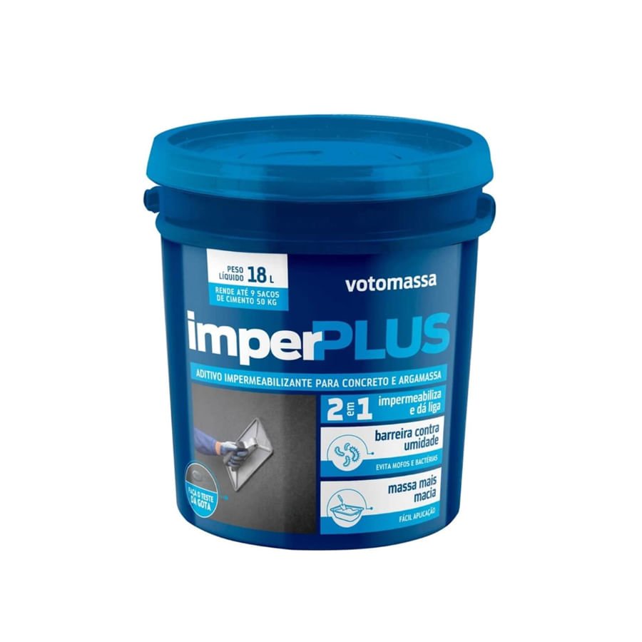 Aditivo Impermeabilizante Imperplus 2x1 18L - Votoran