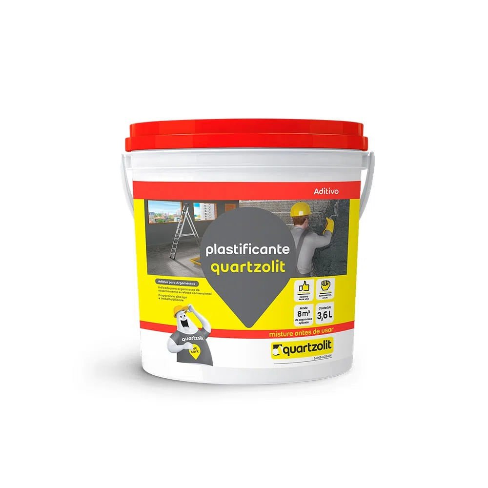 Aditivo Plastificante - GL 3,6L - Quartzolit