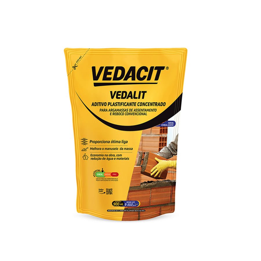 Aditivo Plastificante Vedalit 900L Vedacit 122856