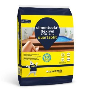 Argamassa AC3 - Flexivel Cinza 20kg Pl - Quartzolit