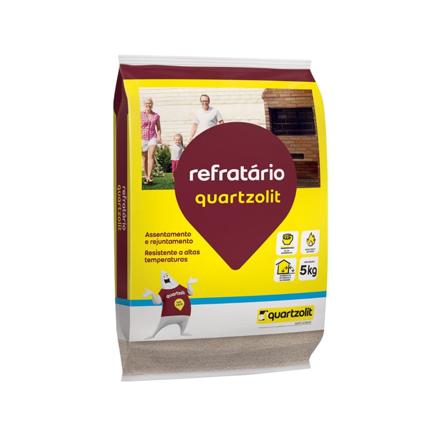 Argamassa para Refratario  - 5kg Quartzolit