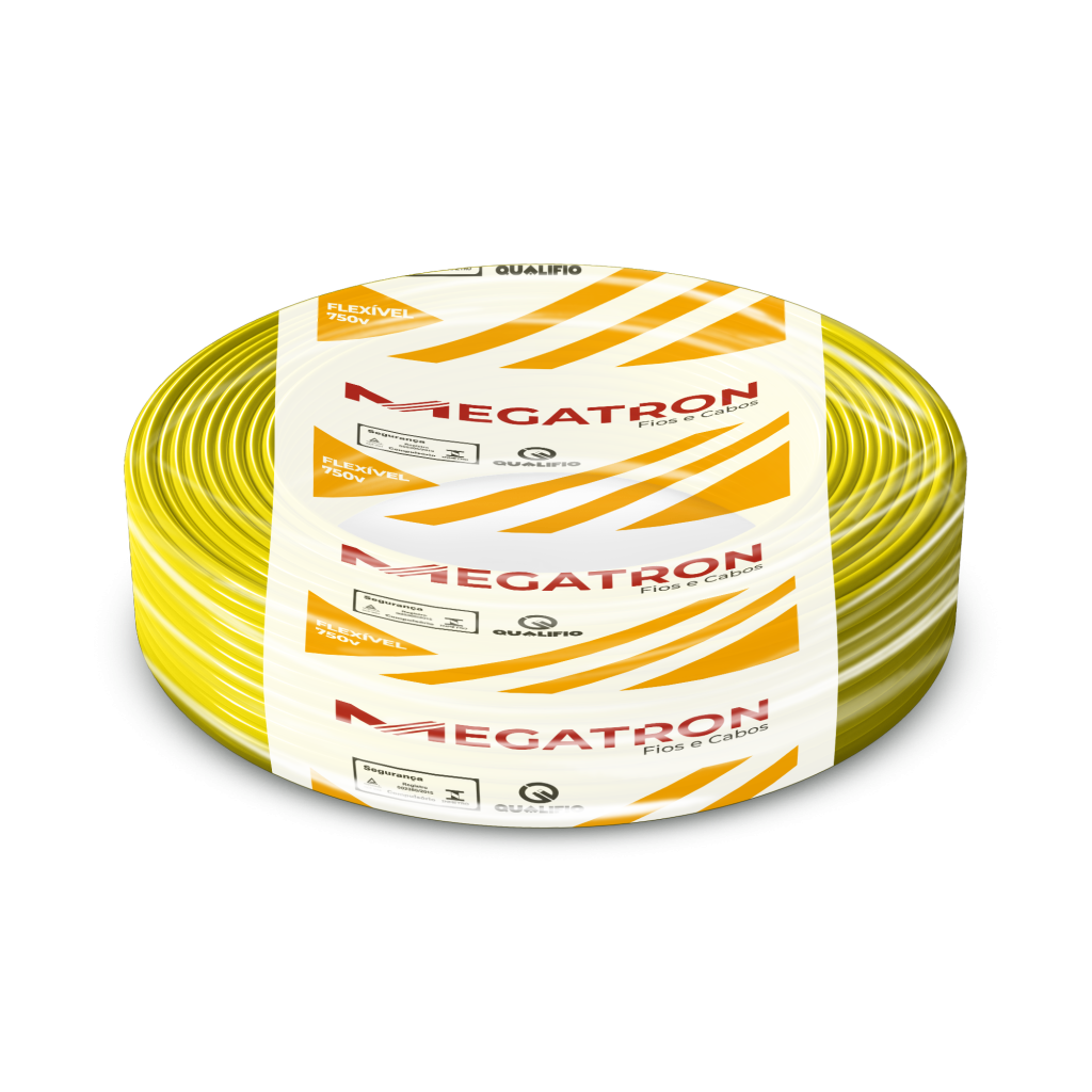 Cabo Flex 2,5mm AM 750V 100mts - Megatron