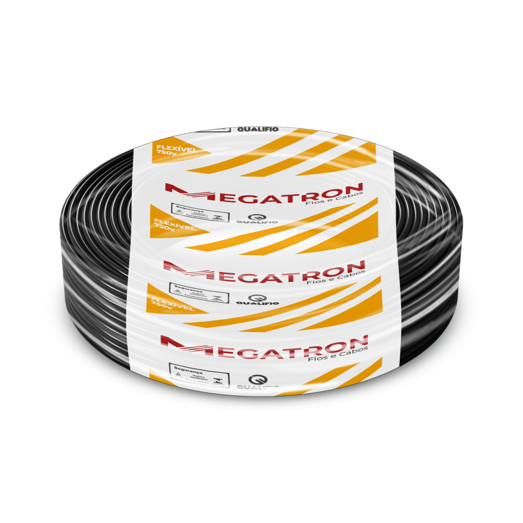 Cabo Flex 2,5mm PR 750V 100mts - Megatron