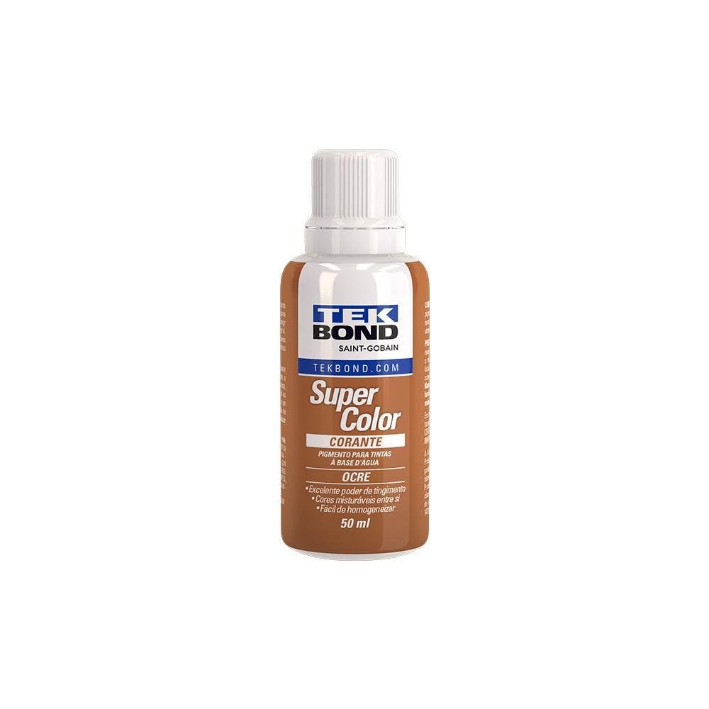 Corante Liquido Ocre 50ml Tekbond
