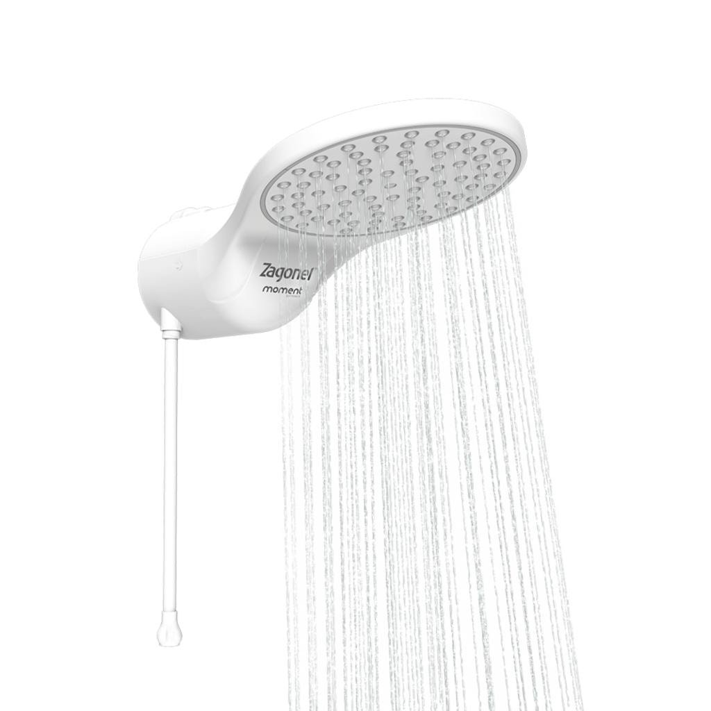 Ducha Moment Eletronica 5500W 127V Branco Cx.PR - Zagonel