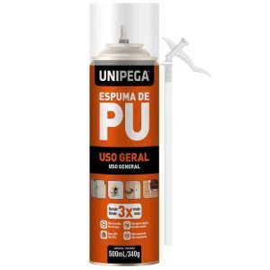 Espuma Expansiva de PU Profissional LT 500ml - Unipega