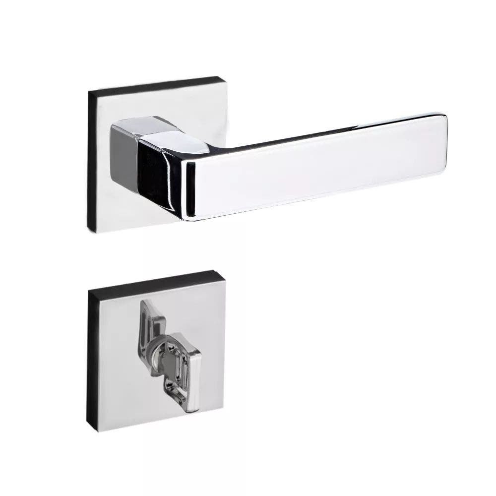 Fechadura Zm Modena RQ2 529-55PB CR Banheiro Cromada - Pado