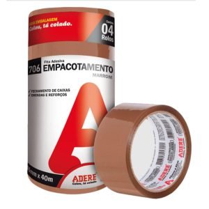 Fita Adesiva Empacotamento 45mmx40m Marrom Adere