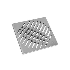 Grelha Quadrada Cromada 100mm - Tigre