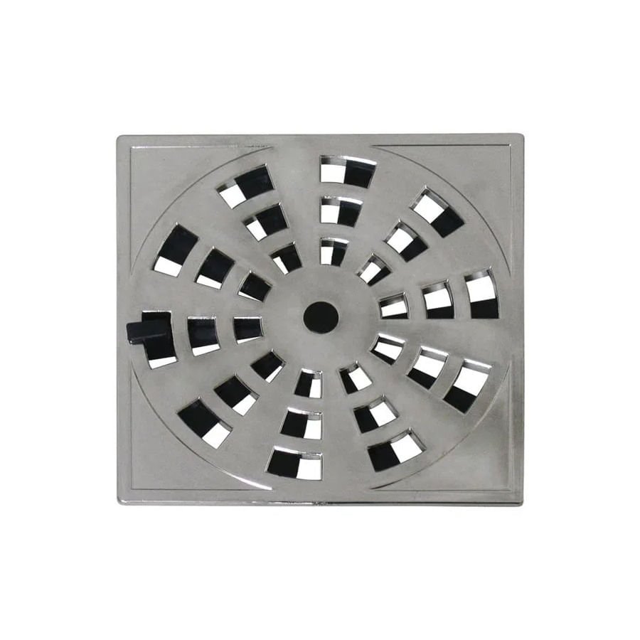 Grelha Quadrada Cromada 15x15cm - Astra