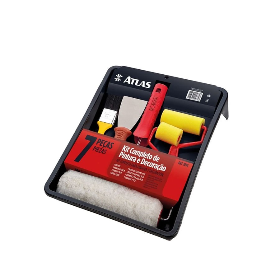 Kit de Pintura Completo 7 pcs - Atlas