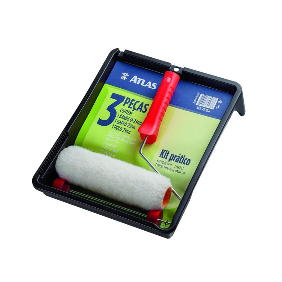 Kit de Pintura Pratico Multiuso 3pcs - Atlas