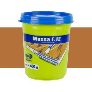 Massa Madeira F12 400g Castanho Viapol