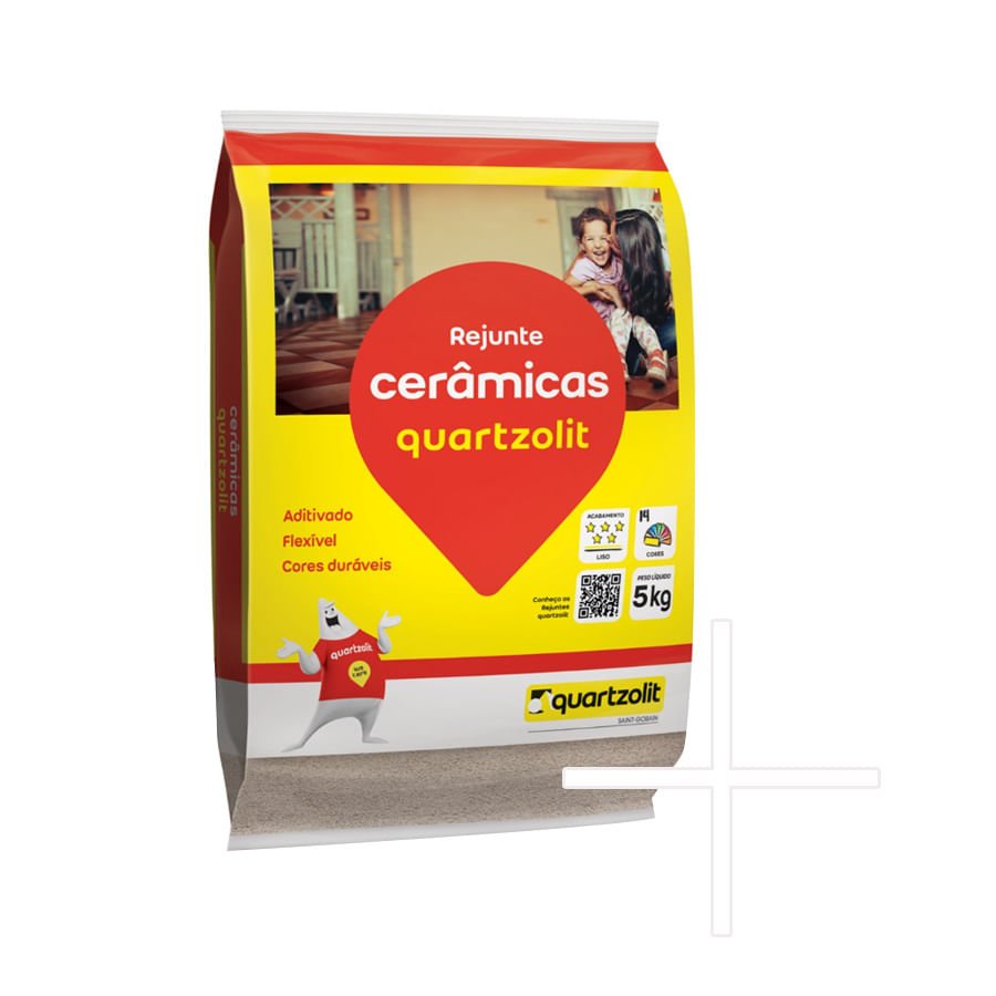 Rejunte Ceramicas Branco 5kg - Quartzolit