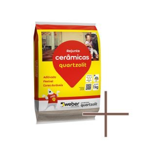 Rejunte Ceramicas Marrom Cafe 1kg - Quartzolit