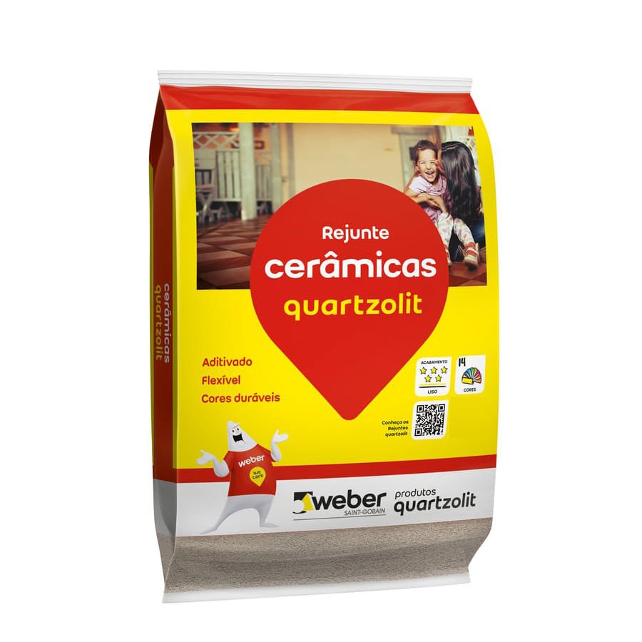 Rejunte Ceramicas Preto Grafite 1kg - Quartzolit