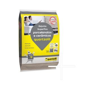 Rejunte Porcelanatos Branco 5kg - Quartzolit